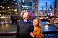 JUSTIN + ABIGALE | RIVER POINT PARK | GIBSONS ITALIA | CHICAGO RIVERWALK